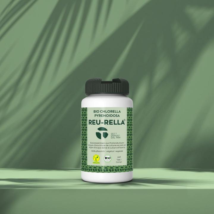 Actual product image Reu-Rella Chlorella Tablette (640 Piece, Pills, 205 g)