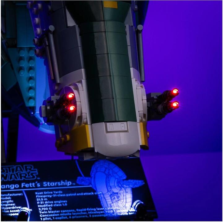 Produktbild Light my bricks LMB 2.0 LED Licht Set für LEGO® 75409 Star Wars - Jango Fetts Sternenschiff der Firespray-Klasse