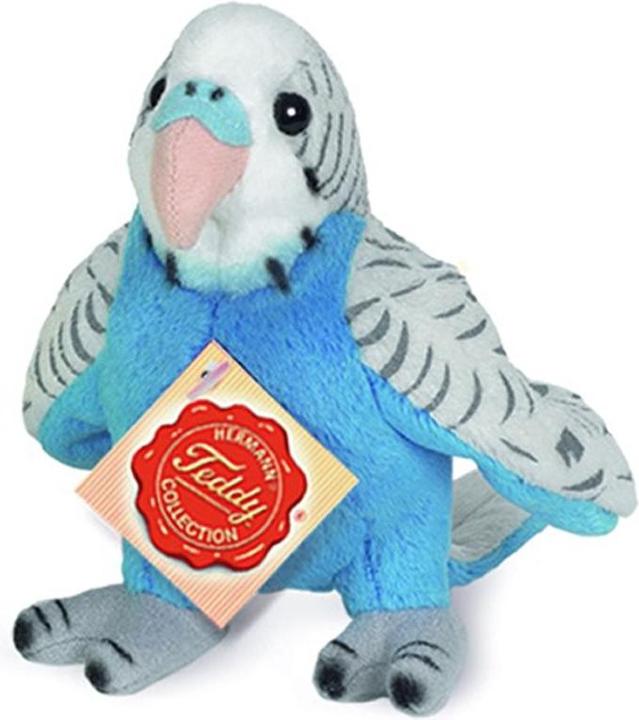 Produktbild Teddy Hermann Wellensittich blau 13cm (13 cm)