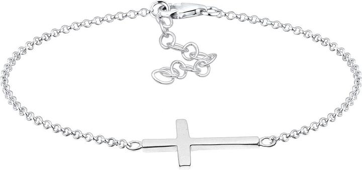 Elli mit Kreuz Symbol (18 cm, Sterling Silber)