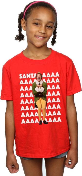 Produktbild Elf Buddy Santa Scream TShirt Mädchen (128)