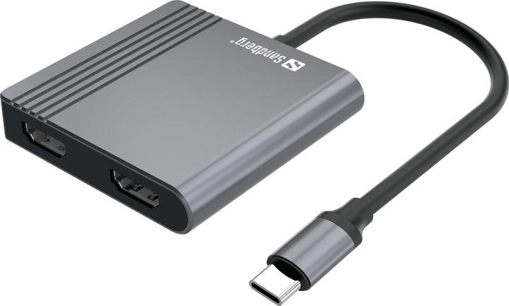 Produktbild Sandberg Dockingstation (USB-C, 3 Ports)