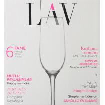 Actual product image LAV set of 6 champagne glass 215ccm fame high (215 cl, 6 Glasses, Champagne glasses)