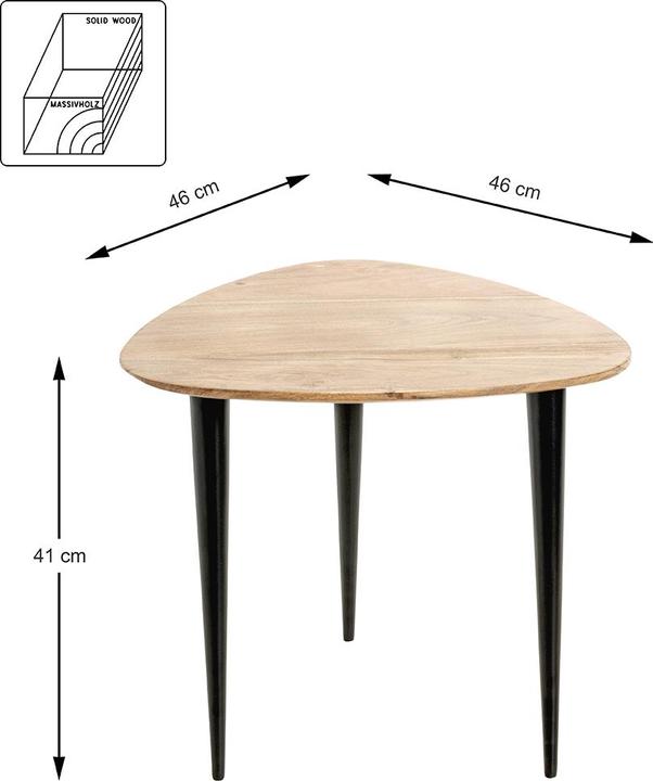 Actual product image HAKU Möbel Tumaco (46 x 41 x 46 cm)