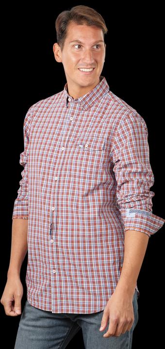Produktbild Scotch & Soda Check Mix Shirt Long Sleeve White/Multi (S)