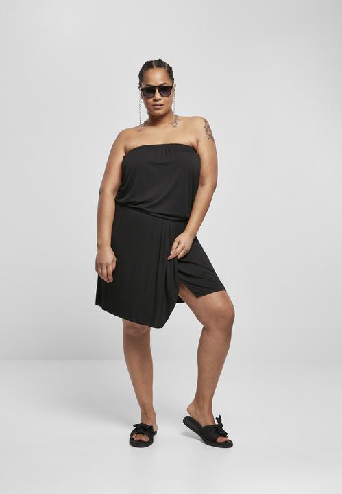 Actual product image Urban Classics Ladies Viscose Short Bandeau Dress (3XL)