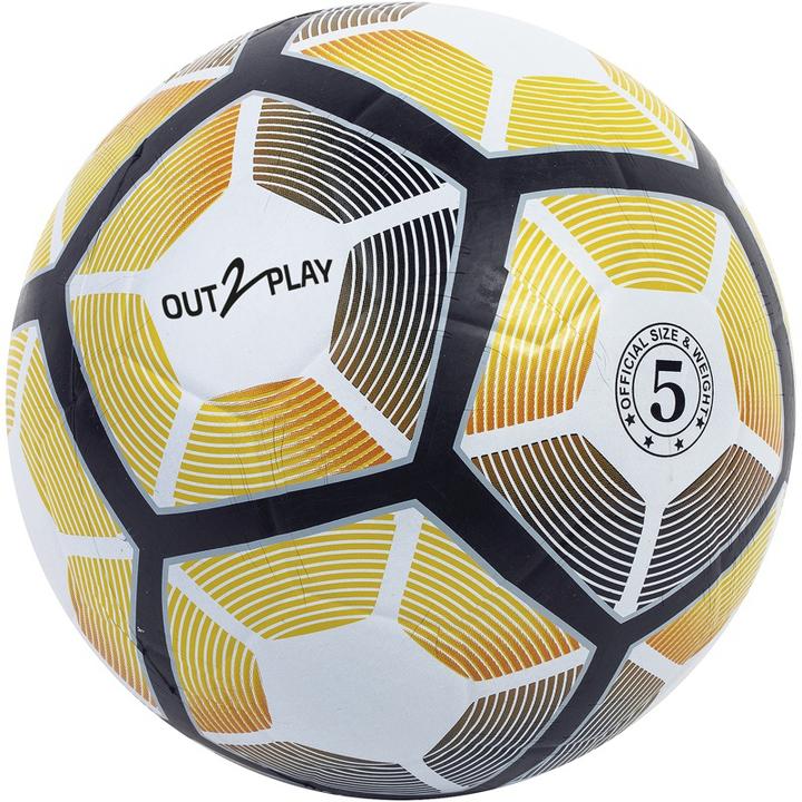 WDK AUFGEBLASENER 380G-FUSSBALL – OUT2PLAY – Modell nach dem Zufallsprinzip ausgewählt