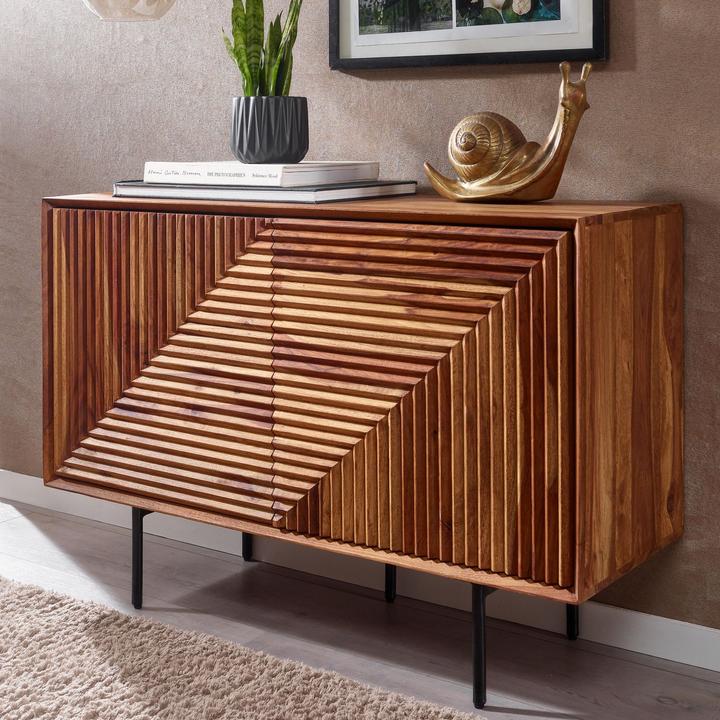 Produktbild FineBuy Sideboard Sheesham Braun