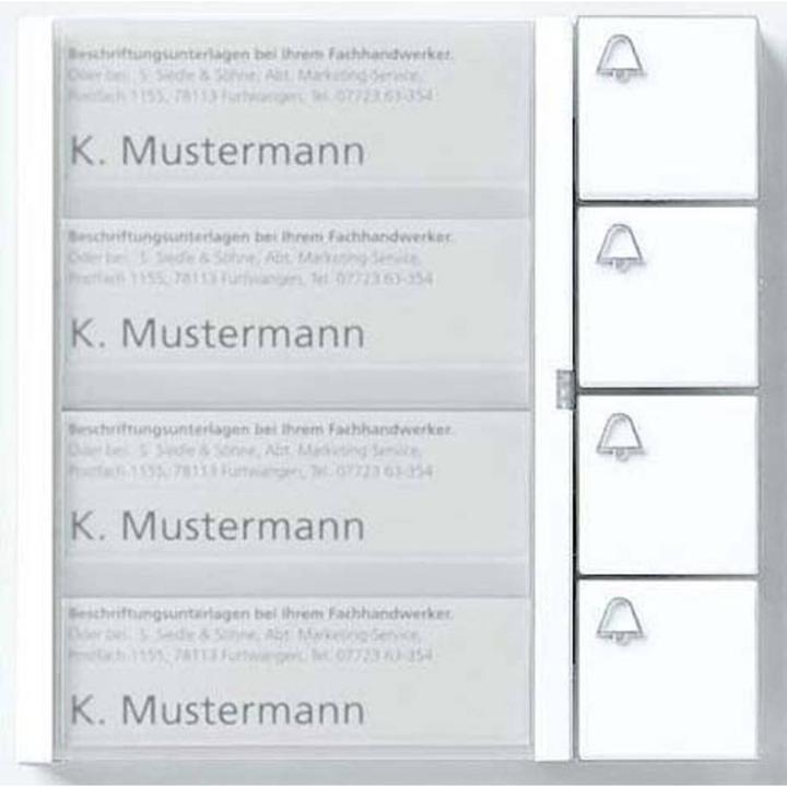 Immagine prodotto Siedle Modulo tastiera 4 pulsanti TM 612-4 SM 200035528-00