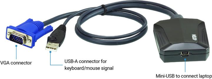 Produktbild Aten CV211 Laptop USB Konsolen Adapter