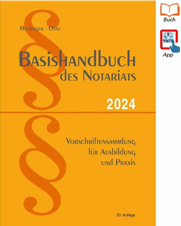 Actual product image Basishandbuch des Notariats 2024 (German, Dirk Dr Otto, 2024)