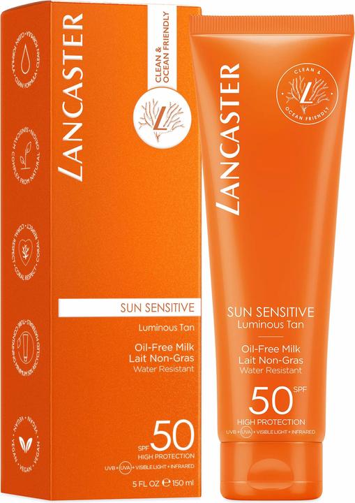 Actual product image Lancaster Clean Sun Sensitive Oil Free (Suntan lotion, SPF 50, 150 ml, 192 g)