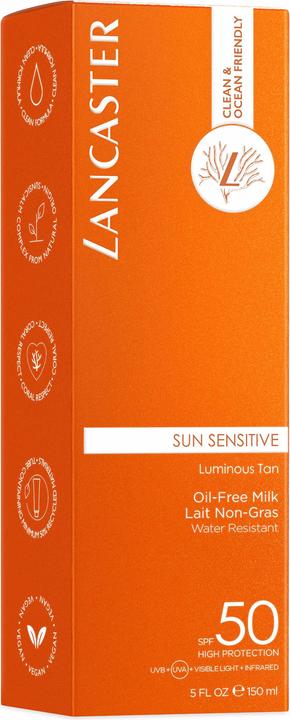 Actual product image Lancaster Clean Sun Sensitive Oil Free (Suntan lotion, SPF 50, 150 ml, 192 g)