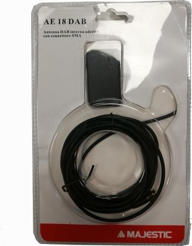 Produktbild Majestic Neu AE 18 DAB TV Antenne Indoor 15 dB (Zimmerantenne, 15 dB, DAB/ DAB+)