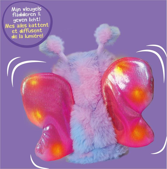 Actual product image Spectron Curlimals Flutter Wonders Pink Interactive plush toy (27 cm)