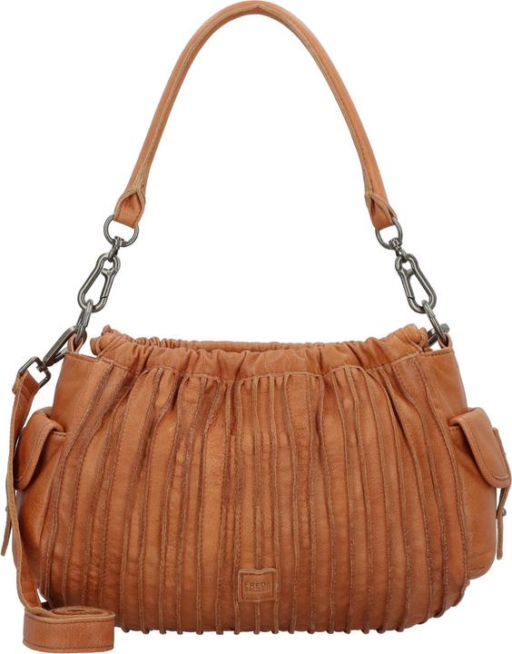 FredsBruder Say Hello Schultertasche Leder 34 cm