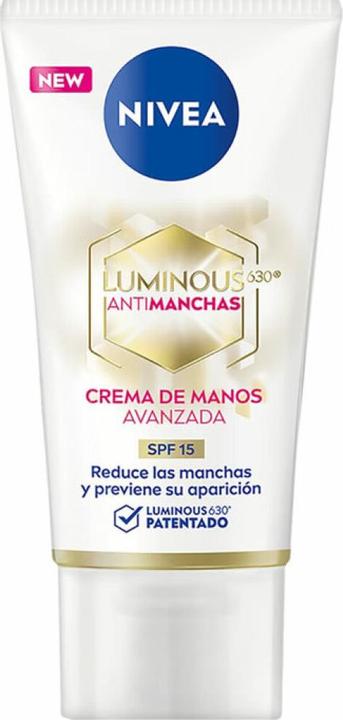 Actual product image NIVEA Luminous 630 Antimanchas Hand Cream Spf15 50ml (50 ml)
