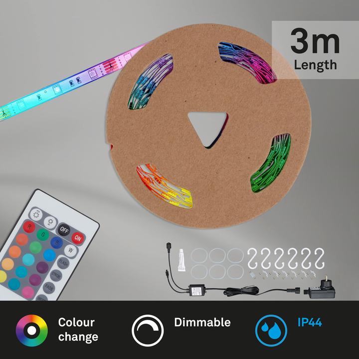 Image du produit Briloner LED Superline (RGB, 500 cm, Extérieur)