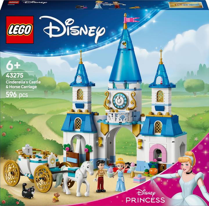 Produktbild LEGO Cinderellas Schloss und Pferdekutsche (43275, LEGO Disney)