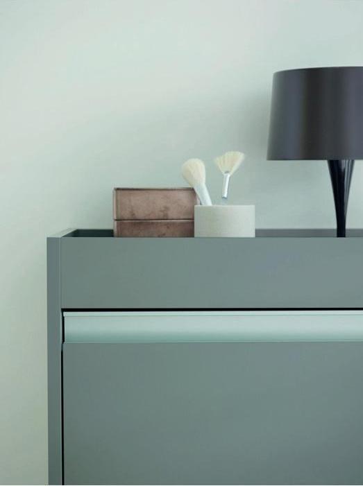 Actual product image Duravit Roll container KETHO 360x500x670mm Ans right basalt matt