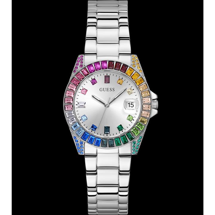 Immagine prodotto Guess Orologio da polso P SLV CS CON CRISI BAGUETTE / SUN SLV DATE DL / P SLV BRCT (34 mm)