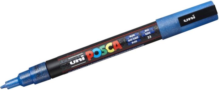 Actual product image Posca Fine Marker PC-3M (Glitter Blue, 1.30 mm, 1 x)