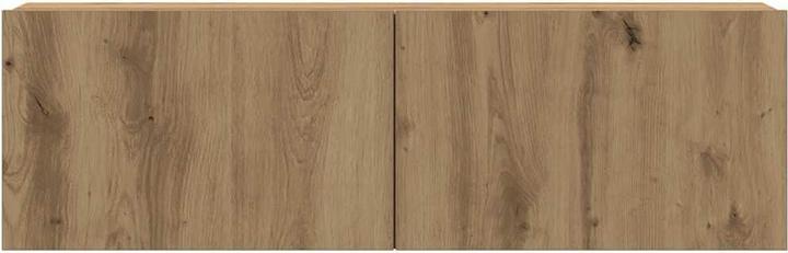 Produktbild VidaXL 3-tlg. TV-Schrank-Set Wandmontage Artisan-Eiche Holzwerkstoff