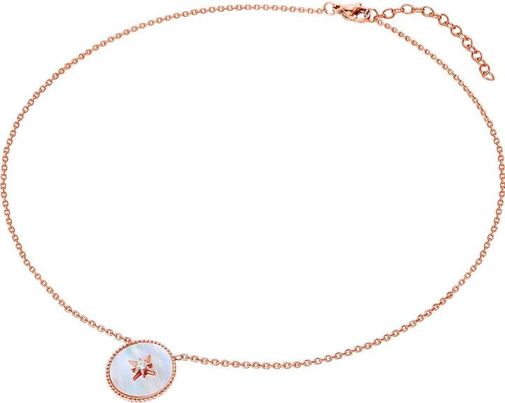 Immagine prodotto Valero Pearls Catena da donna in acciaio inossidabile Preciosa Madreperla Oro Rosa 40,0 cm di base + 5,0 cm di (Acciaio inossidabile, 40 - 45 cm)