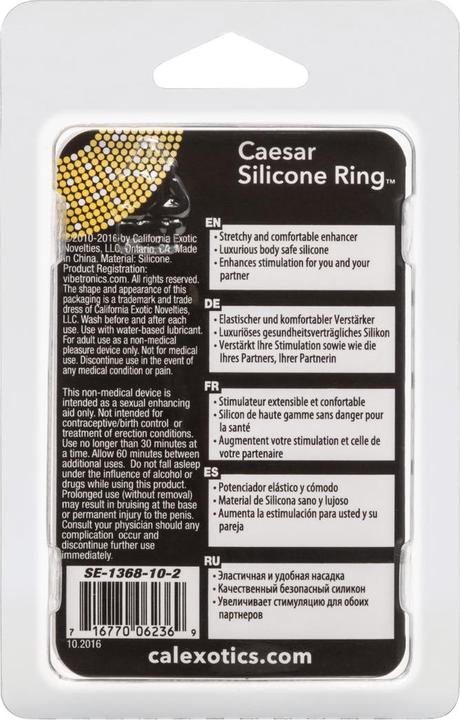 Actual product image CalExotics Caesar Silicone Ring (3.18 cm)