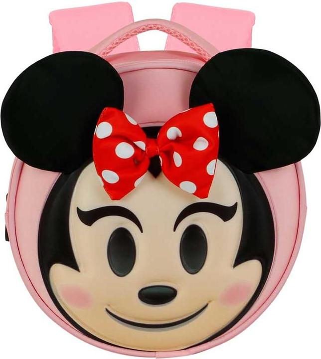 Karactermania Minnie Maus Send-Emoji Rucksack, Rosa, 22 x 22 cm, Kapazität 4 L