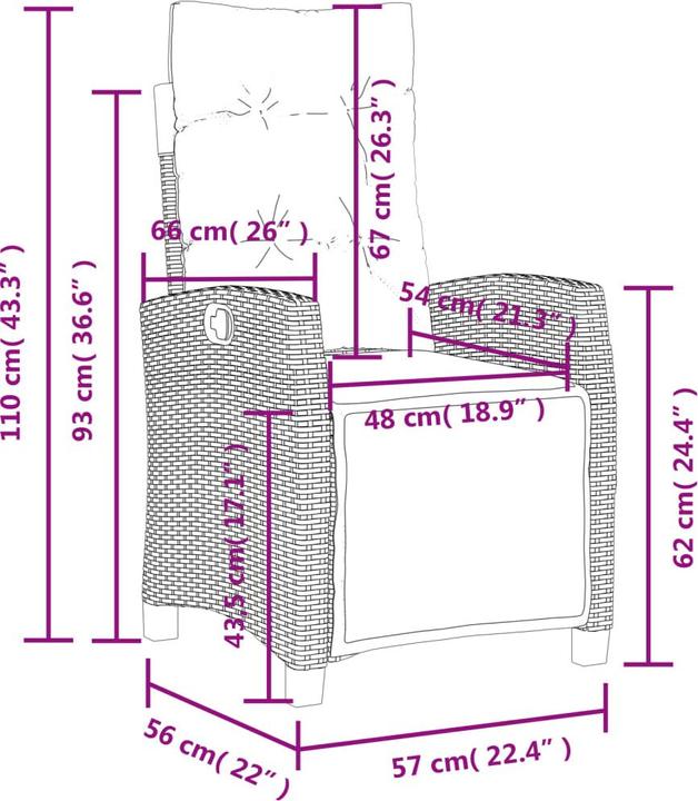 Produktbild VidaXL Jeniffer (80 cm)