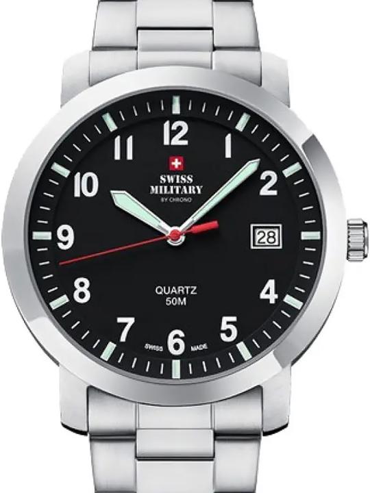Swiss Military SM34083.07 Herrenuhr 40mm 5ATM (Analoguhr, 40 mm)
