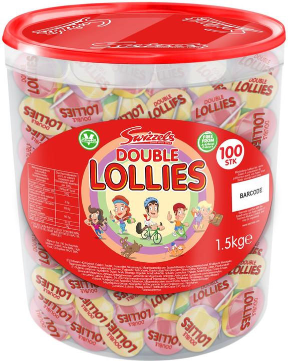 Produktbild Swizzels Double Lollies Eimer (100 Stk., 1500 g)