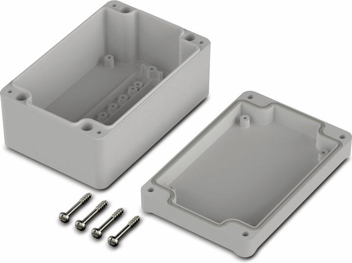 Actual product image Bopla Universal enclosure, Euromas II, ABS, 120 x 80 x 57 mm, IP65, light grey (Housing)