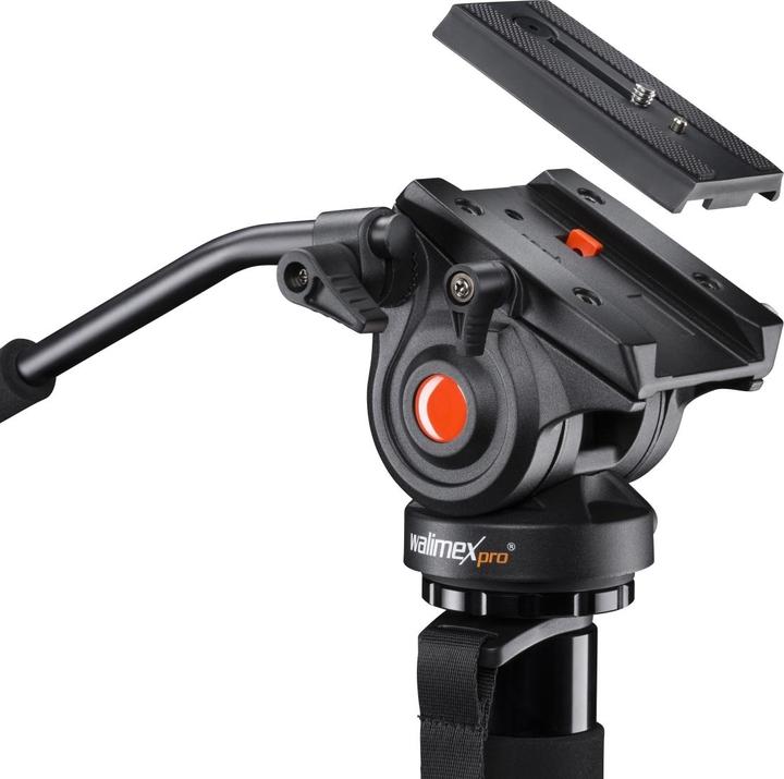 Produktbild Walimex pro pro Video Einbein Director mit Fluid Neiger (Metall, Carbon, Kunststoff)