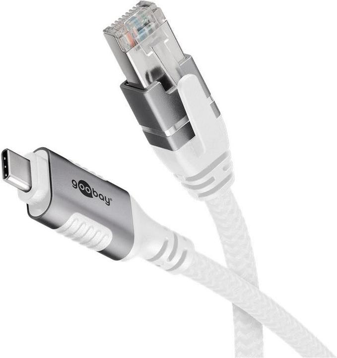 Actual product image Goobay Ethernet cable USB-C 3.1 to RJ45, 7.5 m (Ethernet, RJ45 (1x))