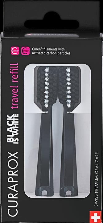 Actual product image Curaprox Black is white travel refill (Soft, 2 x)