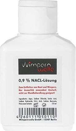 Actual product image Wimpernwelle Phys. saline solution (Eyelash shampoo)