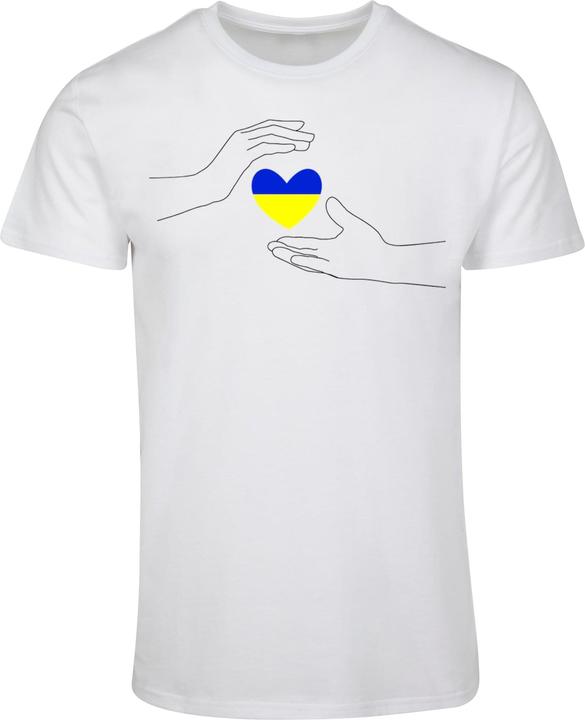 Immagine prodotto Merchcode Maglietta Peace - 2 Hand Heart White Basic - 113083 (XL)
