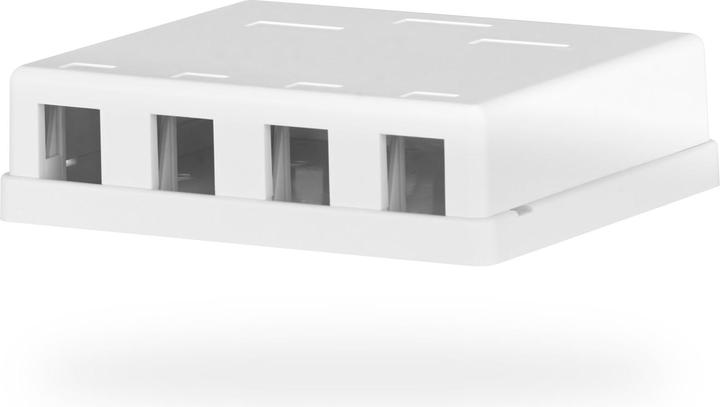 M-Cab Keystone Box 4port Surf-Mounted (Keystone Modulhalter)