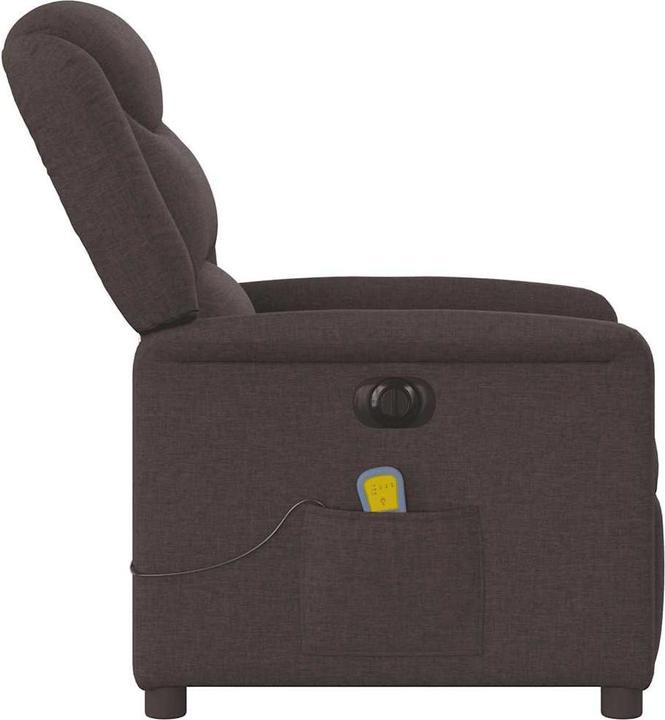 Immagine prodotto VidaXL Sedia da massaggio elettrica in tessuto marrone scuro