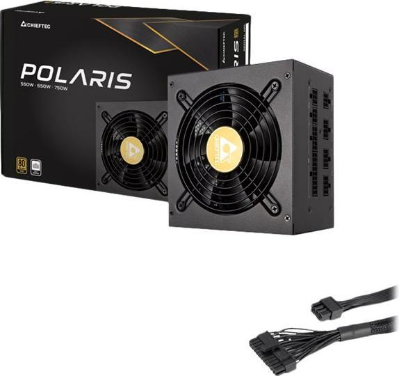 Actual product image Chieftec Polaris /, 2.4, 80 PLUS, Active PFC (650 W)
