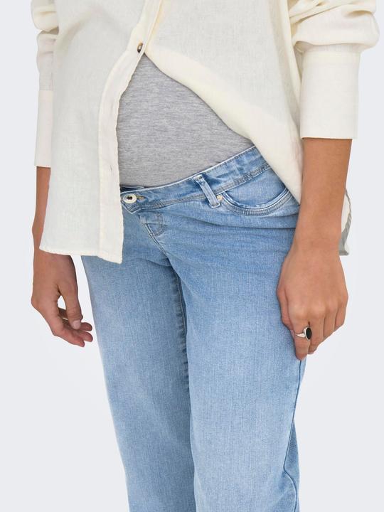 Actual product image Only Maternity OLMWAUW Mittlere Taille Weiter Beinschnitt Jeans Jeans mit weitem Bein (32)
