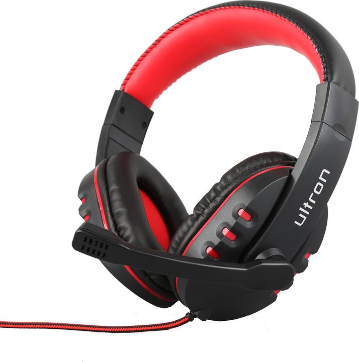 Productafbeelding Ultron HAWK Gaming Kit 4in1 (Toetsenbord+Muis+MuisPad+Hoofdtelefoon) (NL, Bedraad)