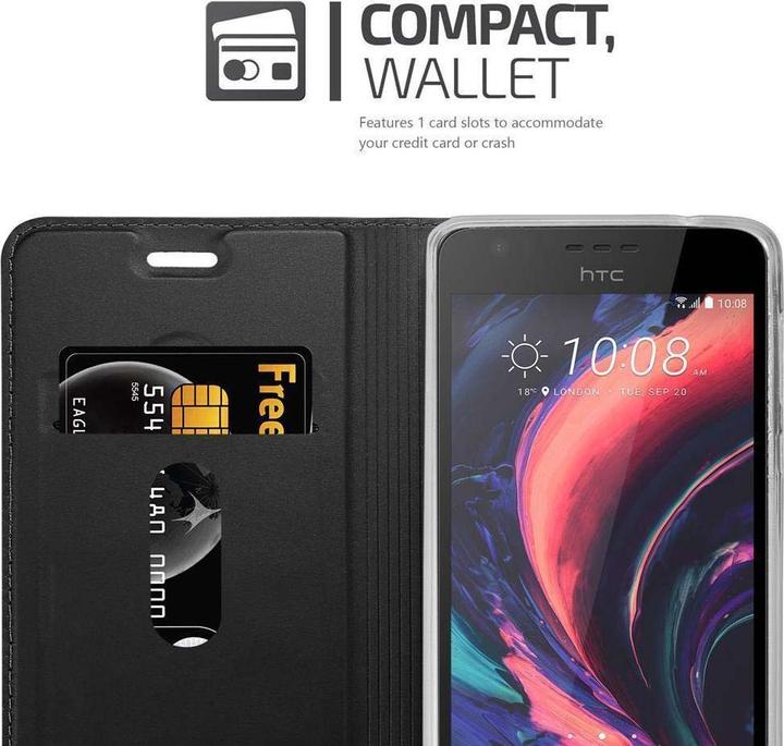 Produktbild Cadorabo Book Classy Style Cover (HTC Desire 10 Lifestyle, HTC Desire 825)