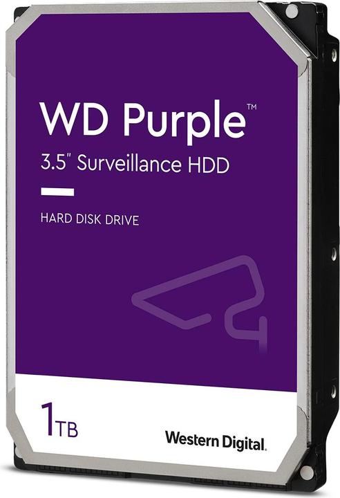 Actual product image WD HDD Purple 1TB 3.5" SATA (1 TB, 3.5")