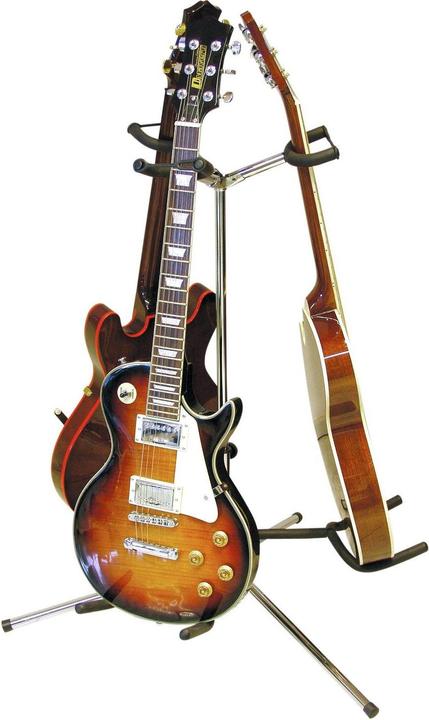 Image du produit Dimavery Pied de guitare triple, noir (Guitare)
