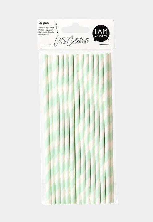 Produktbild I Am Creative Papiertrinkhalme (25 x)