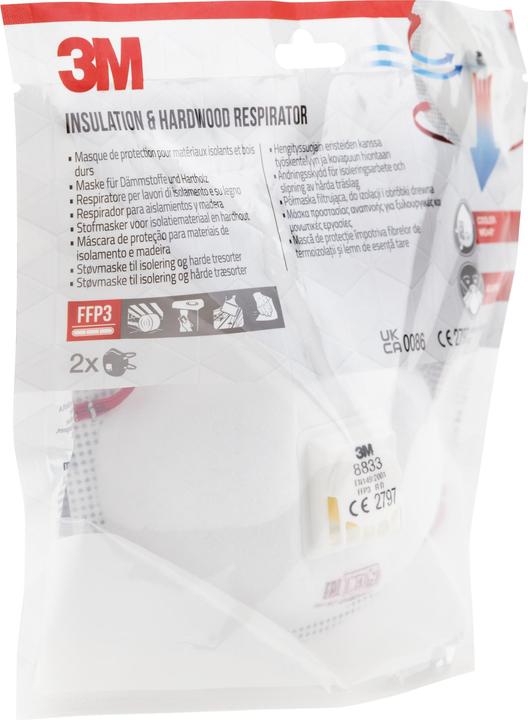 Produktbild 3M Maske Dämmstoff (FFP3, 2 x)