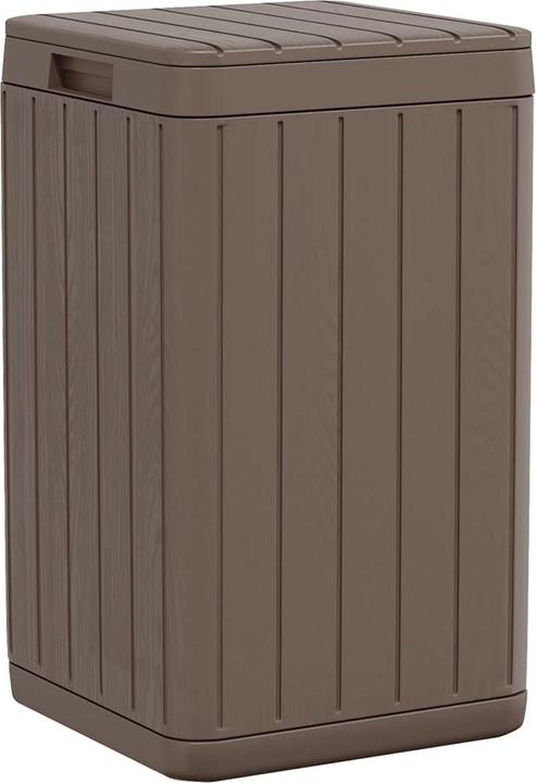 VidaXL Outdoor-Mülltonne Braun 38x38x65 cm PP,Farbe: Braun (80 l)